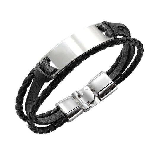 Mehrreihige PU-Leder Armband – Vegan & Leichtgewicht