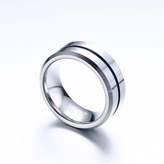 PIOWNN® Wolframkarbid-Herrenring – 8mm