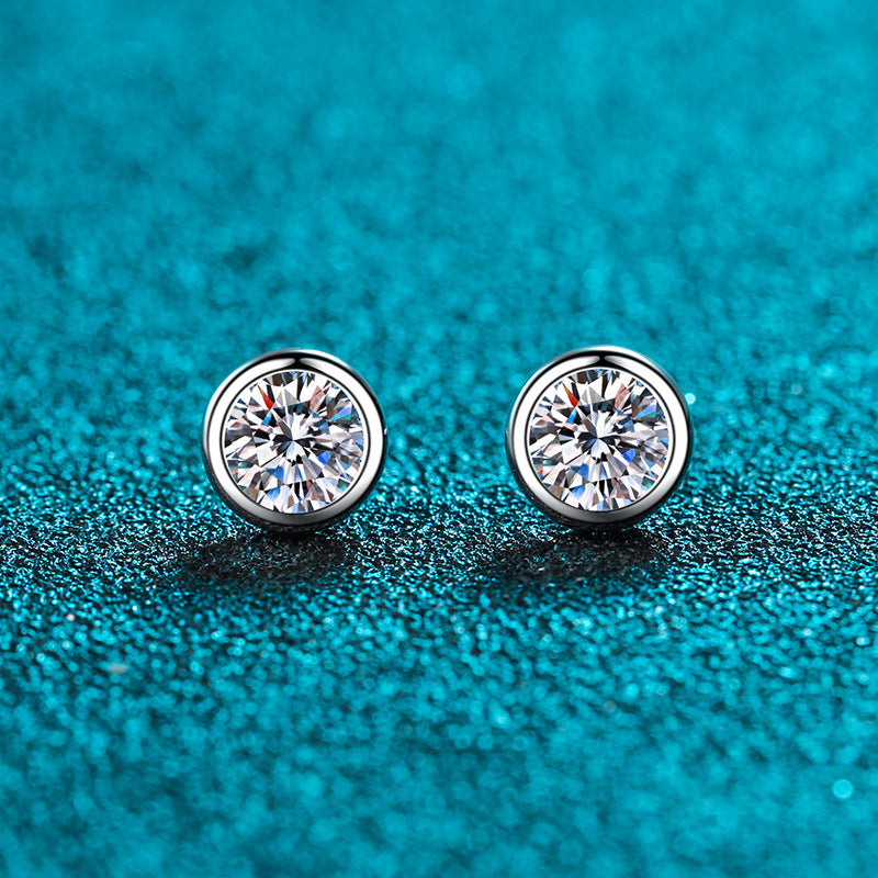 Zirkonia-Perlen Ohrstecker – 5mm|6,5mm – 925er Sterlingsilber rhodiniert