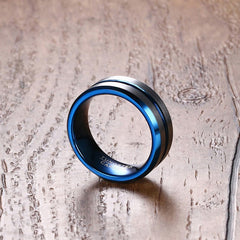 PIOWNN® Wolframkarbid-Herrenring – 8mm