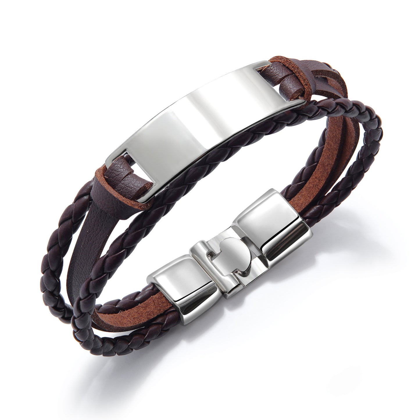 Mehrreihige PU-Leder Armband – Vegan & Leichtgewicht