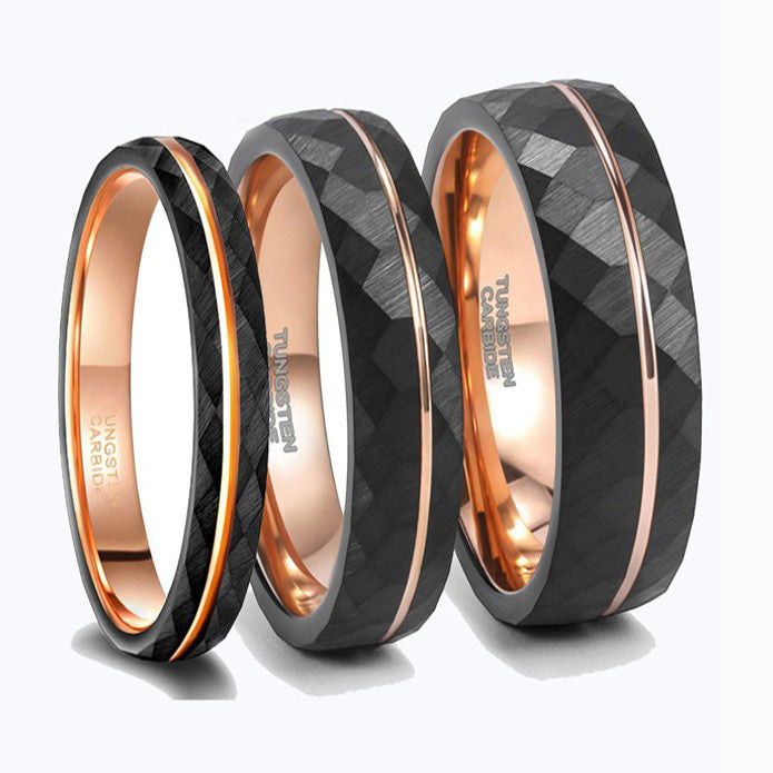 Wolframstahl-Diamantmuster Paarringe von PIOWNN®