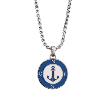 Maritime Paar-Ketten | Anker & Kompass-Anhänger - 316L Edelstahl für Ihn & Sie