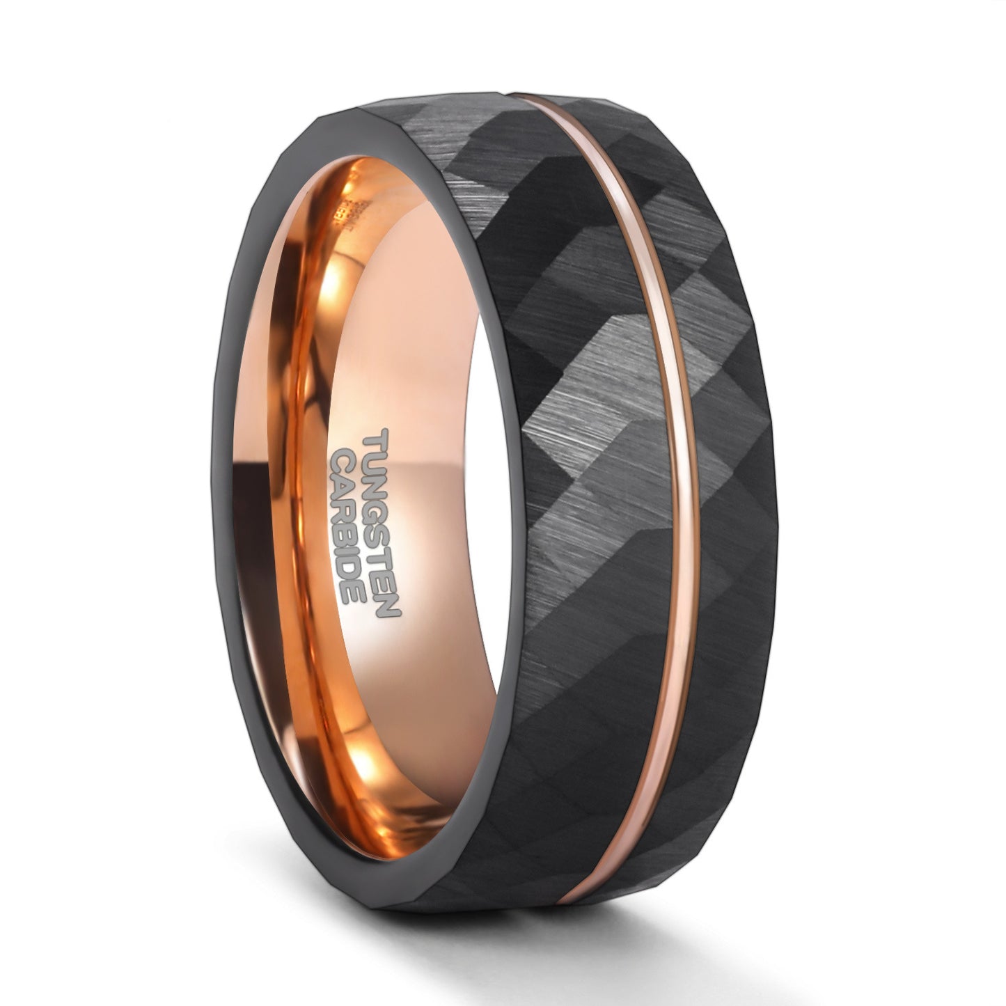 Wolframstahl-Diamantmuster Paarringe von PIOWNN®